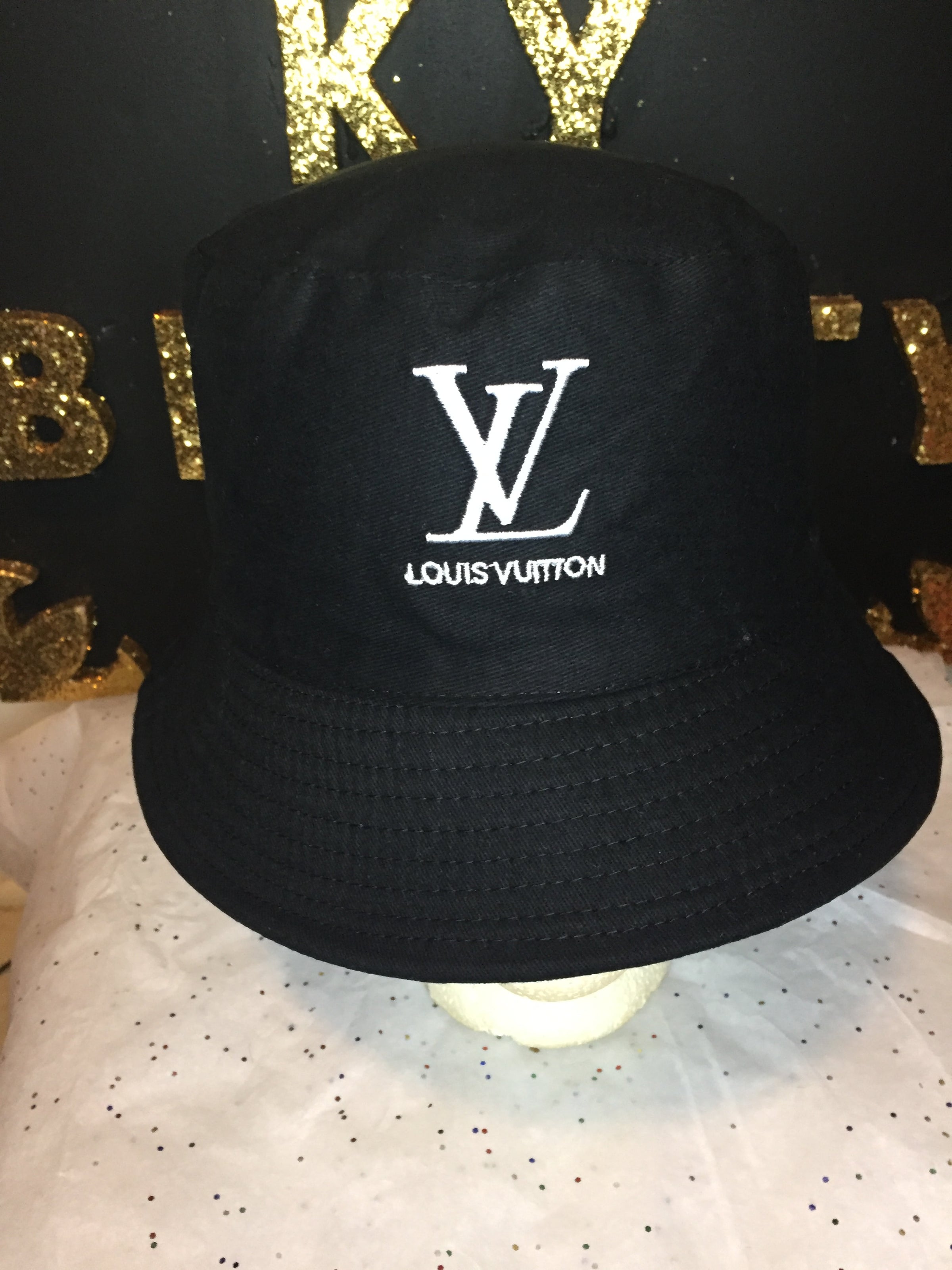 Hat S00 Black Lv Bucket Hat Bucket Hat Louis Vuitton Baseball Cap